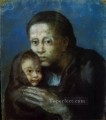 Madre e hijo con pañuelo 1903 Pablo Picasso